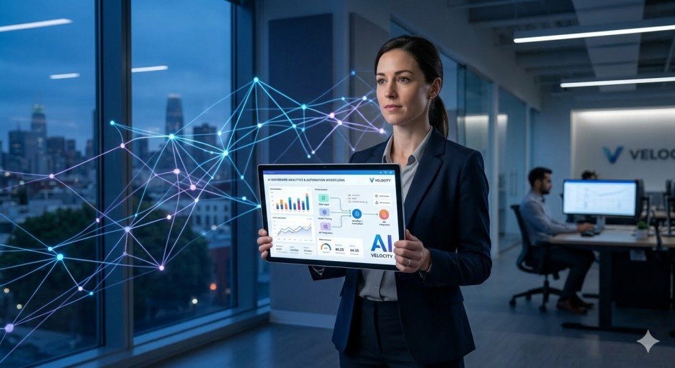 AI services agency USA — Capslock Agency delivering intelligent automation and AI solutions for US businesses