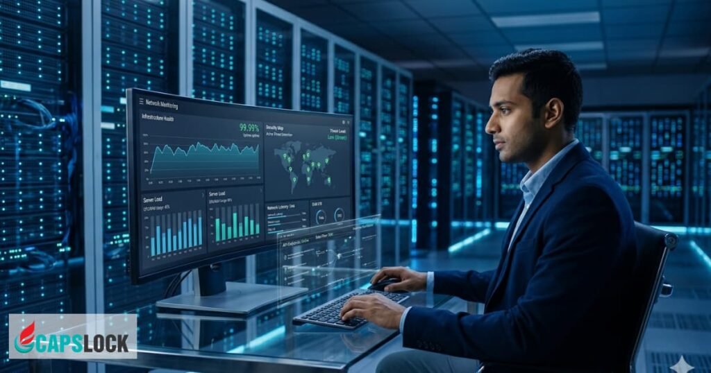 Managed IT services for small and mid-size businesses by Capslock Agency USA