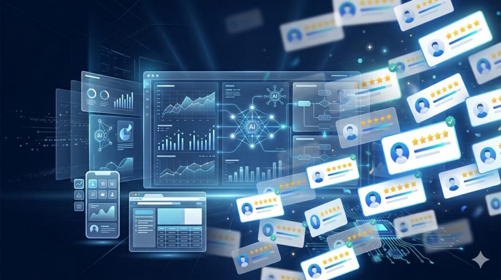 AI development case studies with 5-star client reviews — custom software and app development portfolio by Capslock Agency USA